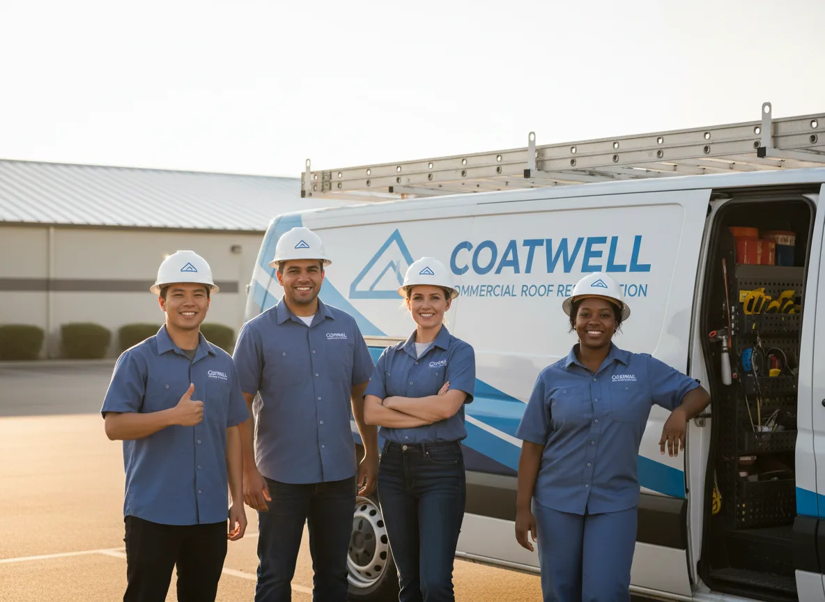 Commercial roof coating company in Wilson, MI